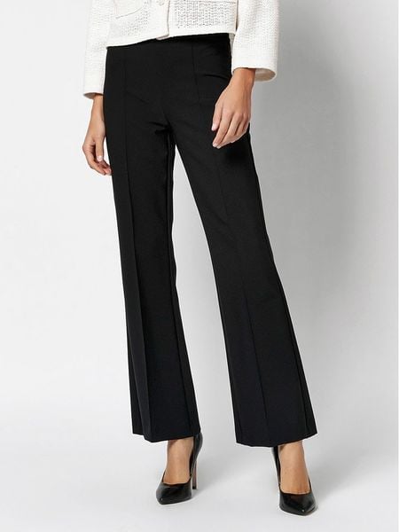 Rosner Spodnie "Audrey" w kolorze czarnym rozmiar: 36/L32. Czarne spodnie materiałowe Rosner, bez wzorów, z materiału, z podwyższonym stanem. Za 157.73 zł.