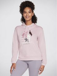 Skechers Bluza La Dreams Pullover Hoodie HD4 Różowy Regular Fit. Czerwone bluzy Skechers, l, bez wzorów, z bawełny, bez ramiączek, bez kaptura. Za 89.99 zł.