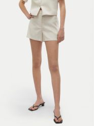 Vero Moda Szorty materiałowe Florence 10306692 Écru Regular Fit. Szorty Vero Moda, bez wzorów, z materiału. Za 59.99 zł.