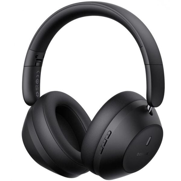 Słuchawki bezprzewodowe Baseus bluetooth 5.3 bass 30 max nauszne usb-c aux. Czarne słuchawki do biegania Baseus. Za 159.99 zł.