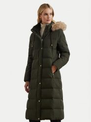 LAUREN RALPH LAUREN Kurtka puchowa 297957509005 Zielony Regular Fit. Zielone kurtki Lauren Ralph Lauren, s, bez wzorów, z puchu, bez kaptura. Za 799.99 zł.