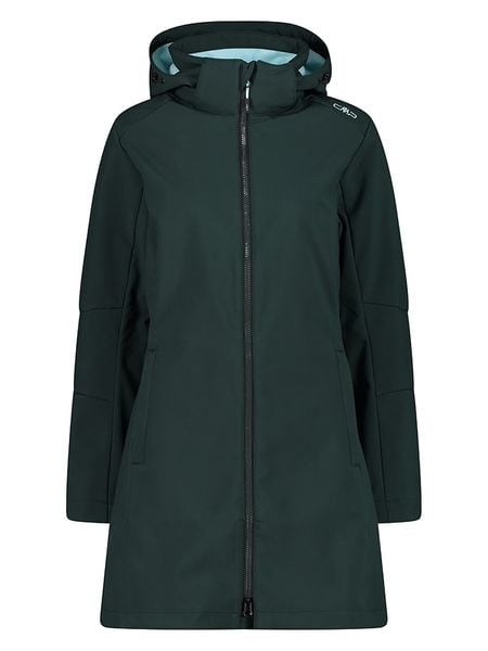 CMP Płaszcz softshellowy w kolorze zielonym rozmiar: 36. Zielone płaszcze CMP, bez wzorów, z tkaniny, sportowe, bez kaptura. Za 196.70 zł.