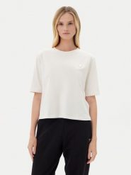 Guess T-Shirt V4BI21 I3Z14 Écru Relaxed Fit. T-shirty Guess, l, z aplikacjami, z bawełny, bez kołnierzyka, bez ramiączek. Za 159.99 zł.