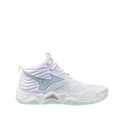 Buty do siatkówki Mizuno Wave Momentum Elite Mid Kobieta. Białe buty treningowe Mizuno, bez wzorów, z gumy, bez zapięcia, do biegania, mizuno wave. Za 761.15 zł.