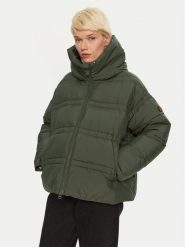 Save The Duck Kurtka puchowa D31904W RECY19 Zielony Relaxed Fit. Zielone kurtki Save the duck, bez wzorów, z puchu, bez kaptura. Za 799.99 zł.