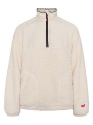 KARI TRAA Bluza polarowa "Olivia" w kolorze białym rozmiar: M. Białe bluzy bez kaptura Kari Traa, m, bez wzorów, z polaru, bez kaptura. Za 282.99 zł.