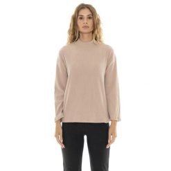Bluza miękki na co dzień na siłownię. Brązowe bluzy LEONE 1947 APPAREL, bez wzorów, z bawełny, bez kaptura, na fitness i siłownię. W wyprzedaży za 136.83 zł.