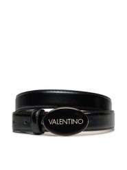 Valentino Pasek Damski Block VCS8KL56 Czarny. Czarne paski Valentino, bez wzorów, ze skóry. Za 179.99 zł.
