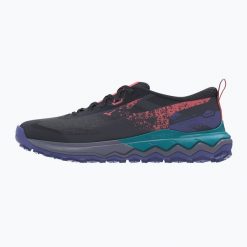 Buty do biegania damskie Mizuno Wave Ibuki 5 Baritone blue/striking. Niebieskie buty do biegania Mizuno, bez wzorów, bez zapięcia, do biegania, mizuno wave. Za 419.99 zł.