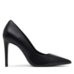 Szpilki DKNY. Czarne szpilki DKNY, bez wzorów, bez obcasa, na szpilce, bez zapięcia. Za 549.99 zł.