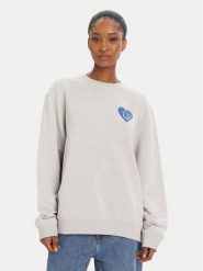 HUGO Bluza 50545052 Szary Oversize. Szare bluzy Hugo, l, bez wzorów, z bawełny, bez ramiączek, bez kaptura. Za 409.99 zł.