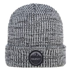 Czapka zimowa ocieplana Majesty Classic Beanie szara. Szare czapki zimowe Majesty, bez wzorów, sportowe. W wyprzedaży za 62.49 zł.