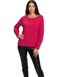 Heine Sweter w kolorze różowym rozmiar: 40. Różowe swetry Heine, bez wzorów, bez ramiączek. Za 48.16 zł.