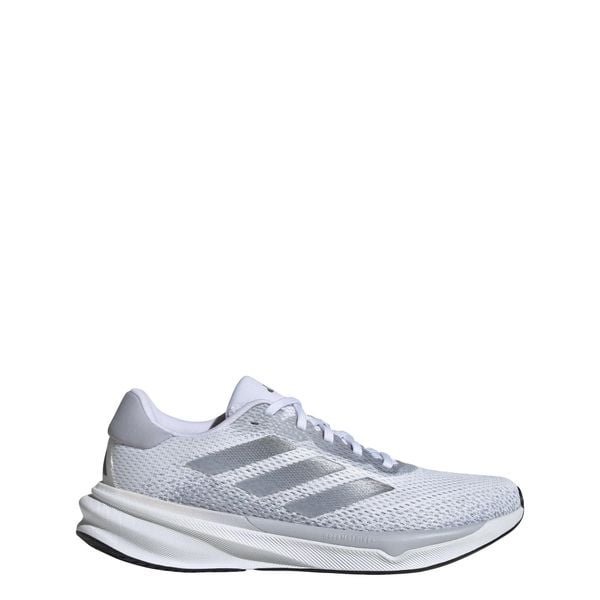 Buty do biegania adidas Supernova Stride. Białe buty do biegania adidas, bez wzorów, bez zapięcia, do biegania. Za 461.25 zł.