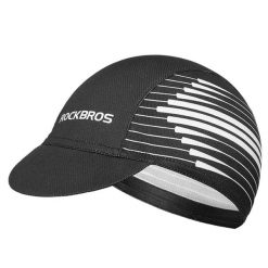 Czapka rowerowa Rockbros MZ10023 z daszkiem - czarna. Czarne czapki z daszkiem ROCKBROS, bez wzorów, z materiału, eleganckie. Za 75.60 zł.