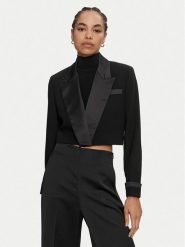 ACCESS FASHION Marynarka 44-1027-202 Czarny Regular Fit. Czarne marynarki i żakiety ACCESS FASHION, bez wzorów, z syntetyku, bez ramiączek. Za 499.99 zł.