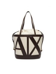 Armani Exchange Torebka XW002607 AF22635 M6262 Beżowy. Brązowe torebki klasyczne Armani Exchange, bez wzorów, z materiału, bez dodatków. Za 759.99 zł.