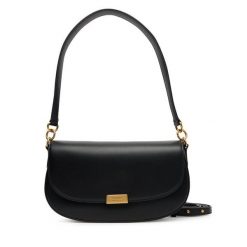 Torebka Tommy Hilfiger. Czarne torebki klasyczne Tommy Hilfiger, bez wzorów, klasyczne, bez dodatków. Za 659.99 zł.