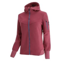 Damska bluza z kapturem zapinana na zamek Macron Athleisure SCC Panarea. Czerwone bluzy Macron, s, bez wzorów, z kapturem. Za 379.00 zł.
