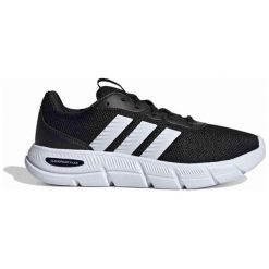 Buty damskie adidas Cloudfoam Flex - tekstylne, amortyzacja Cloudfoam. Czarne buty do biegania adidas, bez wzorów, z materiału, bez zapięcia, do biegania, Adidas Cloudfoam. Za 189.99 zł.