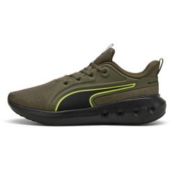 Buty sportowe Puma Softride Carson. Zielone buty treningowe Puma, bez wzorów, z materiału, bez zapięcia. Za 290.00 zł.