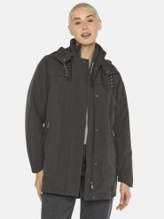 Fuchs Schmitt Płaszcz przejściowy w kolorze czarnym rozmiar: 40. Czarne płaszcze Fuchs Schmitt, bez wzorów, bez kaptura. Za 655.99 zł.