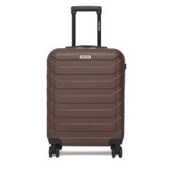 Walizka kabinowa GINO ROSSI. Brązowe walizki Gino Rossi. Za 259.99 zł.