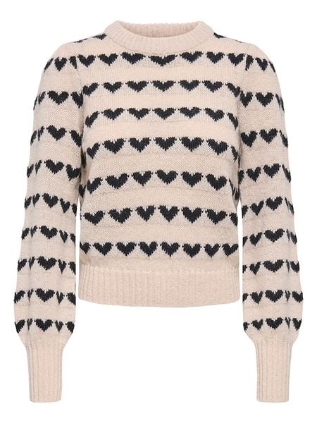 JDY Sweter w kolorze beżowym rozmiar: S. Brązowe swetry JDY, s, bez wzorów, bez ramiączek. Za 105.63 zł.