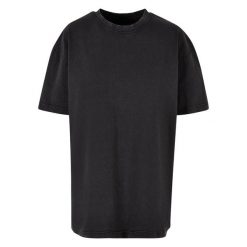 Koszulka Damska Acid Wash Oversized T-shirt. Zielone t-shirty BUILD YOUR BRAND, xl, bez wzorów, sportowe, bez kołnierzyka, bez ramiączek. Za 91.99 zł.