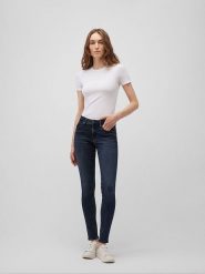 MAVI Dżinsy "Adriana" - Skinny fit - w kolorze granatowym rozmiar: W26/L30. Niebieskie jeansy Mavi, l, bez wzorów, klasyczne. Za 134.95 zł.