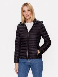 Geox Kurtka puchowa Jaysen W3525B-T2449 F9000 Czarny Regular Fit. Czarne kurtki Geox, bez wzorów, z puchu, bez kaptura. Za 659.99 zł.