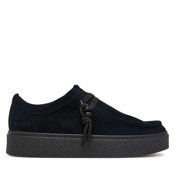 Półbuty Clarks. Czarne półbuty wsuwane Clarks, bez wzorów, bez obcasa, na płaskiej podeszwie. Za 479.99 zł.