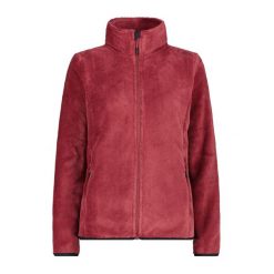 Damski polar CMP. Czerwone bluzy z polaru CMP, bez wzorów, z polaru, trekkingowe. Za 307.00 zł.