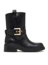 Armani Exchange Botki XW001654 AF17476 UC001 Czarny. Czarne botki Armani Exchange, bez wzorów, ze skóry, bez obcasa, na płaskiej podeszwie, bez zapięcia. Za 1,169.00 zł.