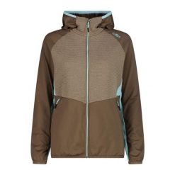 Kurtka damska CMP Omber Jacket Fix Hood. Brązowe kurtki CMP, m, bez wzorów, z elastanu, biznesowe, z kapturem. Za 324.99 zł.