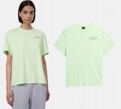T-SHIRT DAMSKI 4F KOSZULKA SPORTOWA BAWEŁNIANA TTSHF344. Zielone t-shirty sportowe 4f, uniwersalny, bez wzorów, z bawełny, bez ramiączek, na fitness i siłownię. Za 117.00 zł.