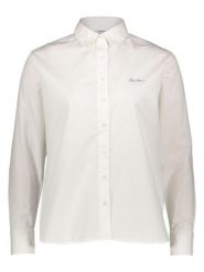 Pepe Jeans Koszula w kolorze białym rozmiar: S. Białe koszule Pepe Jeans, s, bez wzorów, z bawełny, bez kołnierzyka, bez ramiączek. Za 122.38 zł.