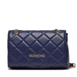 Torebka Valentino. Niebieskie kopertówki Valentino, bez wzorów, wizytowe, bez dodatków. Za 339.99 zł.