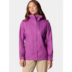 Płaszcz przeciwdeszczowy damski Columbia Arcadia II. Fioletowe kurtki przeciwdeszczowe Columbia, m, bez wzorów, sportowe, bez kaptura. Za 429.00 zł.