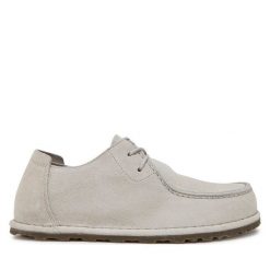 Półbuty Birkenstock. Półbuty wsuwane Birkenstock, bez wzorów, bez obcasa, na płaskiej podeszwie. Za 609.99 zł.