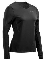 Koszulka sportowa do biegania z długim rękawem CEP damska. Czarne t-shirty sportowe CEP, l, bez wzorów, z elastanu, bez ramiączek, do biegania. Za 209.00 zł.