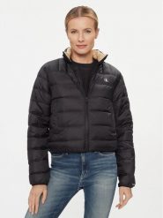 Calvin Klein Jeans Kurtka puchowa J20J222585 Czarny Regular Fit. Czarne kurtki Calvin Klein Jeans, xl, bez wzorów, z jeansu, bez kaptura. Za 599.99 zł.