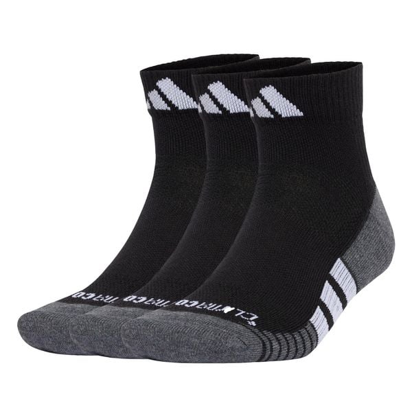 Skarpety Performance CLIMACOOL Cushioned Quarter 3-Pack. Białe skarpetki adidas, bez wzorów, z materiału. Za 64.95 zł.
