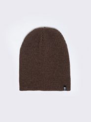 Czapka unisex zimowa brązowa Gangi 804. Brązowe czapki zimowe BIG STAR, bez wzorów, klasyczne. W wyprzedaży za 29.99 zł.