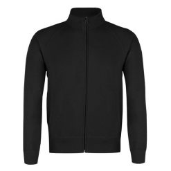 Fruit of the Loom lekkie bluza na suwak czarna. Czarne bluzy bez kaptura fruit of the loom, m, bez wzorów, z bawełny, bez kaptura, na fitness i siłownię. Za 169.99 zł.