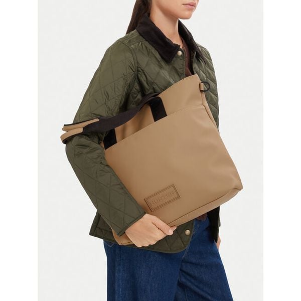 Torebka Hunter. Brązowe shopper bag Hunter, bez wzorów, bez dodatków. Za 229.99 zł.