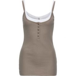 Top z wstawką bonprix brunatno-biały. Topy marki 4f. Za 16.99 zł.