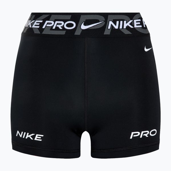 Spodenki treningowe damskie Nike Pro Mid Rise 3". Czerwone szorty sportowe Nike, bez wzorów, na fitness i siłownię. Za 149.99 zł.