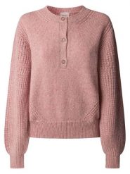 Pepe Jeans Sweter "Nica" w kolorze jasnoróżowym rozmiar: XL. Różowe swetry Pepe Jeans, xl, bez wzorów, z jeansu, bez ramiączek. Za 219.08 zł.