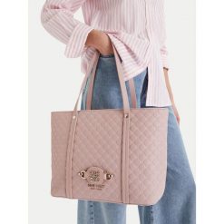 Torebka Nine West. Czerwone shopper bag Nine West, bez wzorów, bez dodatków. Za 329.99 zł.